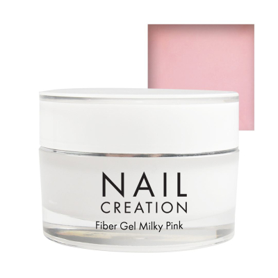 Nail Creation - Fiber Gel Milky Pink 30ml