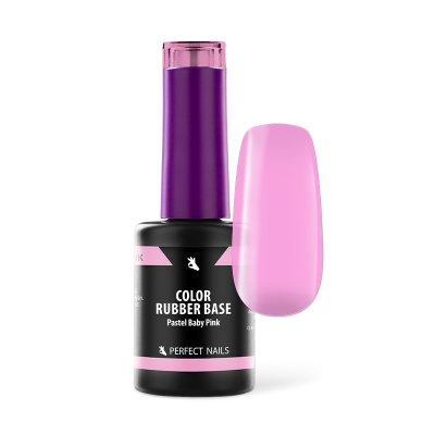 Color Rubber Base Gel - Pastel Baby Pink 8ml